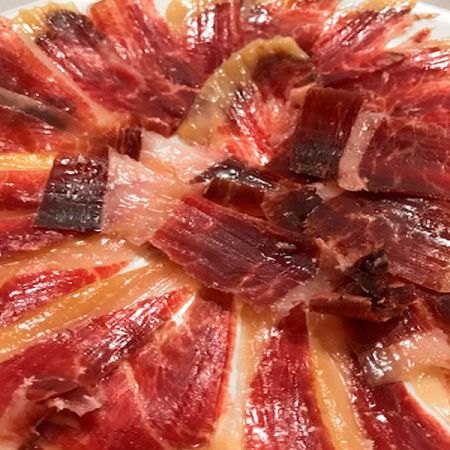 Jamón ibérico en El Descanso